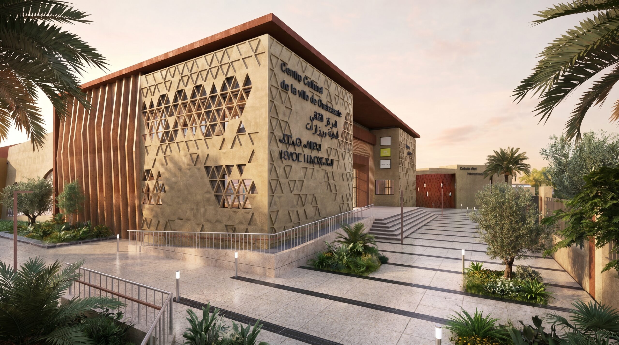 Architectural competition – Ouerzazet Cultural Center.